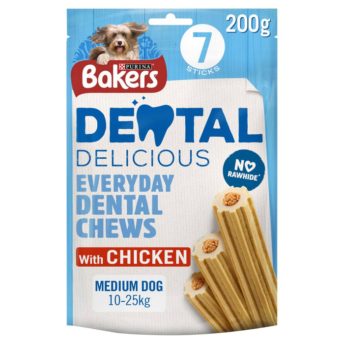 Purina Dental Delicious Med Dog Treat With Chicken , 200 gr