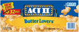 Act II Butter Lovers Microwave Popcorn, 32-Pack, 32 x 2.75 oz