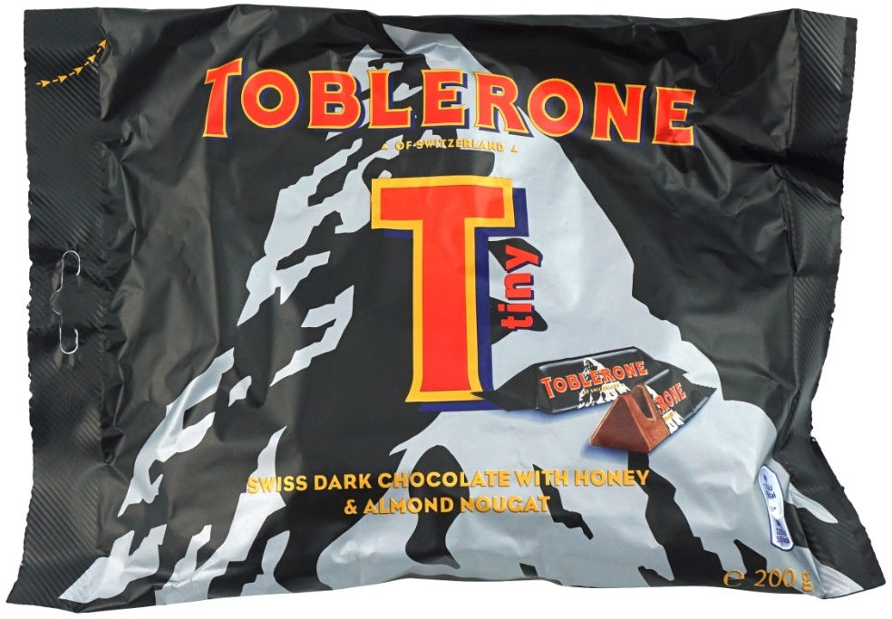 Toblerone Tiny Pure Chocolate Mini Bars, 200 gr