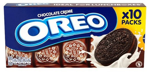 Oreo Sandwich Biscuits Value Pack, Chocolate Cream , 10 x 22 gr