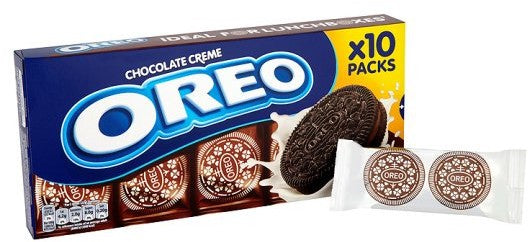 Oreo Sandwich Biscuits Value Pack, Chocolate Cream , 10 x 22 gr