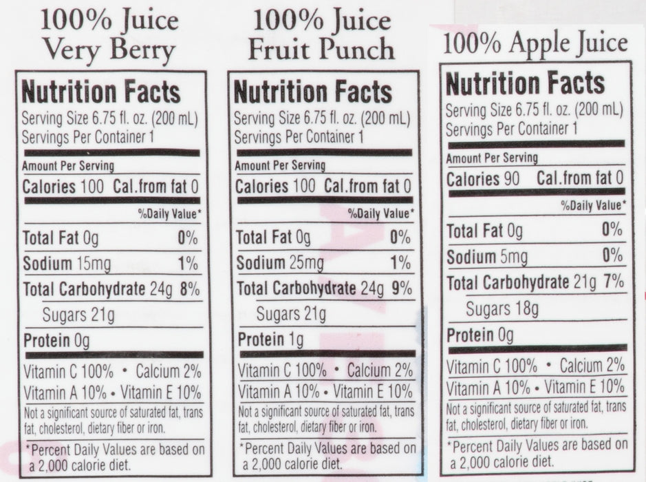 Apple & Eve 100% Juice Boxes, No Sugar Added, Variety Pack, 36 ct