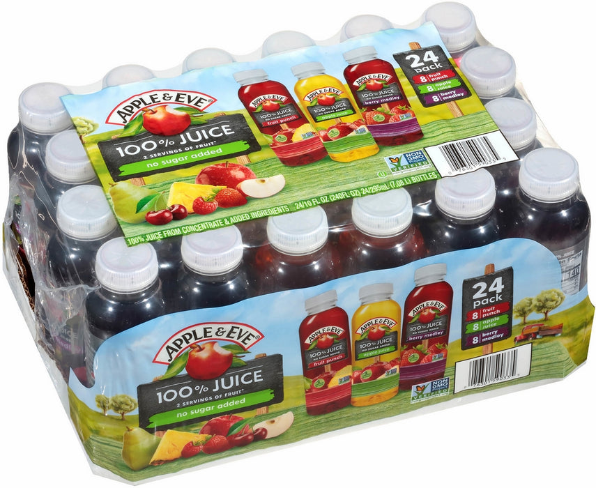 Apple & Eve100 %Fruit Juice, Variety Pack, 24 x 10 oz