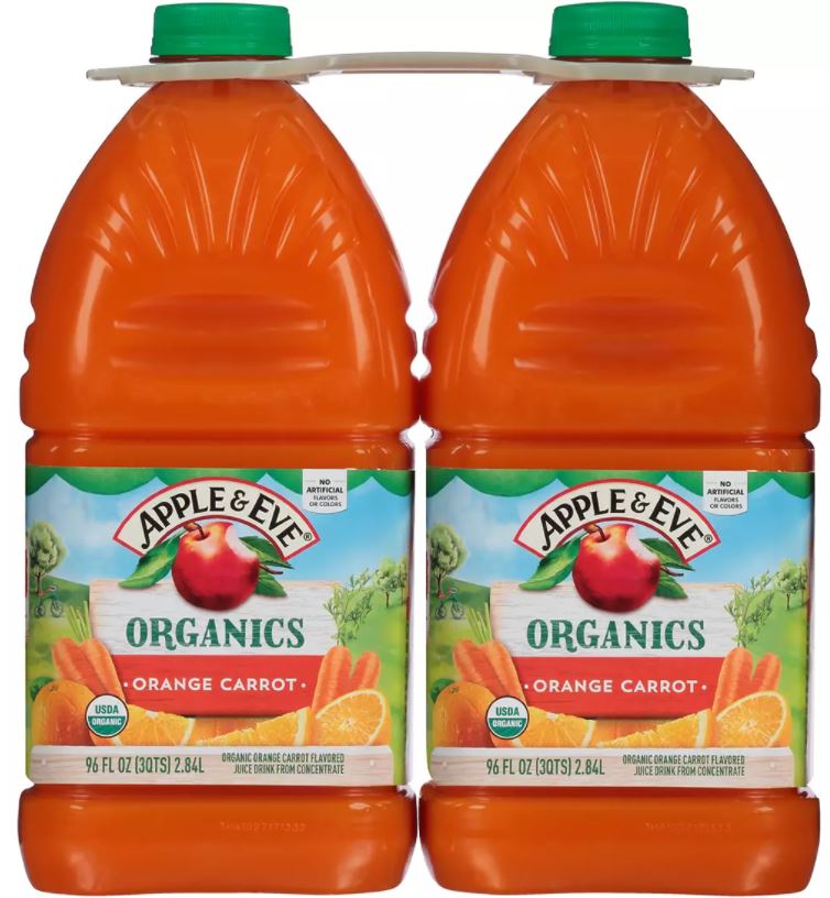 Apple & Eve Organic Orange Juice, 2-Pack , 2 x 96 oz