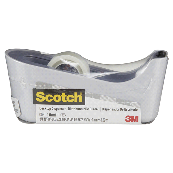 Scotch Desktop Tape Dispenser, 3/4 Inches , 1 pc