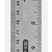 Bazic Stainless Steel Ruler with Non Skid Back, 12 inch