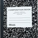 Bazic Compostion Book, Wide Ruled, 24.7 x 19 cm, Black, 100 sheets