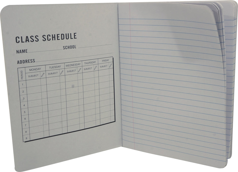 Bazic Compostion Book, Wide Ruled, 24.7 x 19 cm, Black, 100 sheets