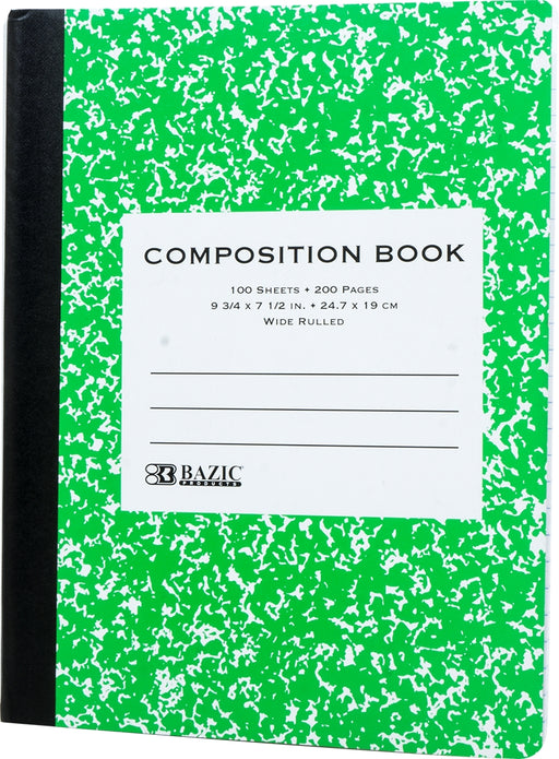 Bazic Compostion Book, 24.7 x 19 cm (Available in More Colors), 100 sheets