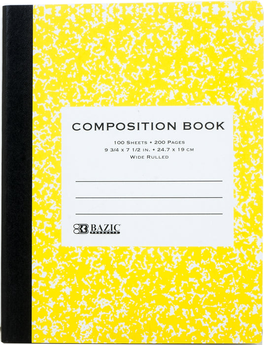 Bazic Compostion Book, 24.7 x 19 cm (Available in More Colors), 100 sheets