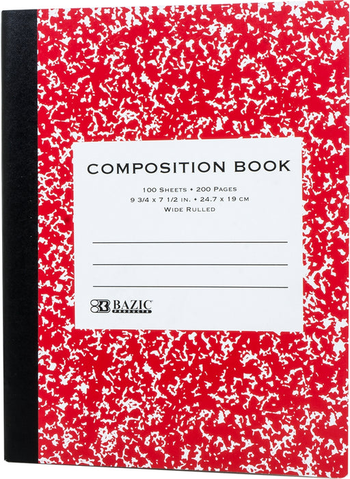 Bazic Compostion Book, 24.7 x 19 cm (Available in More Colors), 100 sheets