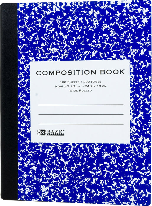 Bazic Compostion Book, 24.7 x 19 cm (Available in More Colors), 100 sheets