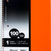 Bazic 1 Subject Wirebound Notebook, 26.7 x 20.3 cm (Available in More Colors), 100 sheets