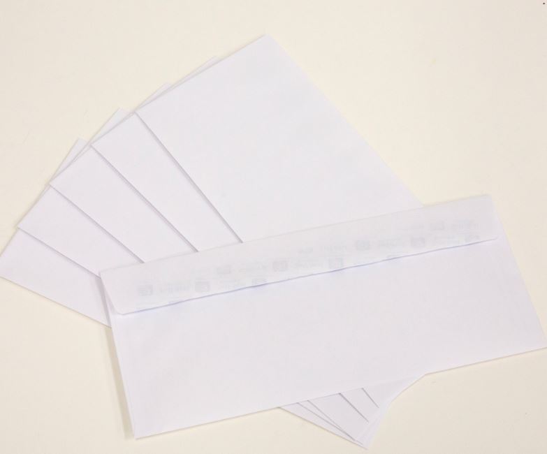 Bazic #10 Self-Seal White Envelope , 50 pcs