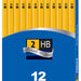 Bazic Yellow 2 HB Pencil, 12 ct