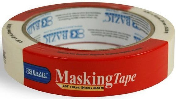 Bazic Masking Tape, 24 mm x 36.58 m