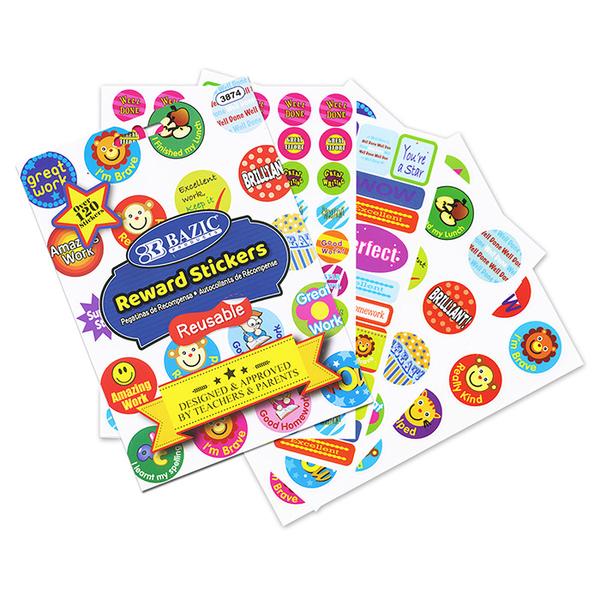 Bazic Reward Sticker Book, 120 pcs