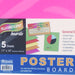 Bazic Fluorescent Poster Boards, 11 x 14 inch, 5 sheets