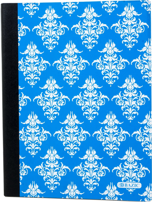 Bazic Composition Book, 24.7 x 19 cm, Patterned (Available in More Colors), 100 sheets