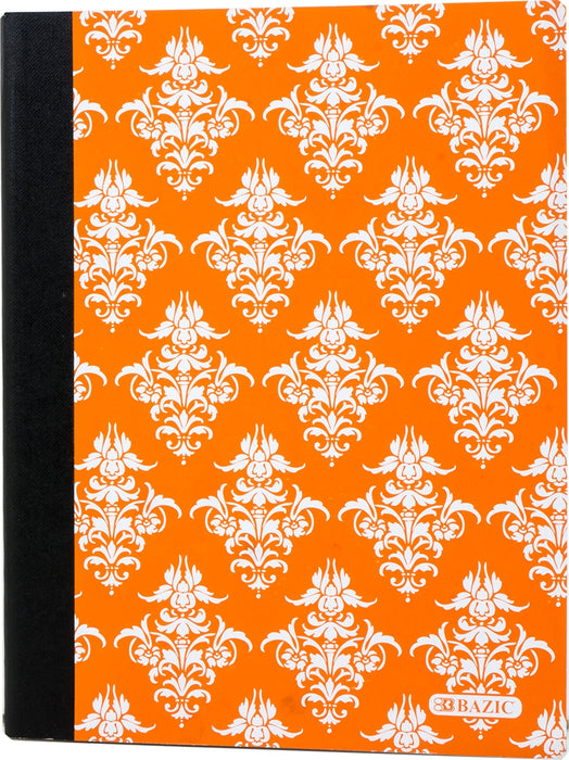 Bazic Composition Book, 24.7 x 19 cm, Patterned (Available in More Colors), 100 sheets