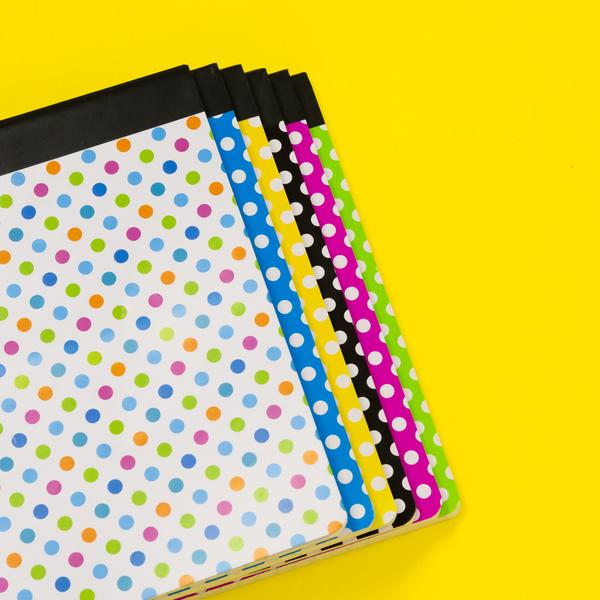 Bazic Polka Dot C/R Composition Notebook , 100 ct