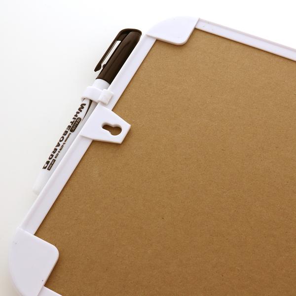 Bazic Erase/Cork Combo Board With Marker, 8.5" x 11", 1 pc