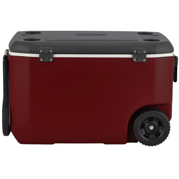 Coleman Xtreme Wheeled Cooler, Red, 62 qt