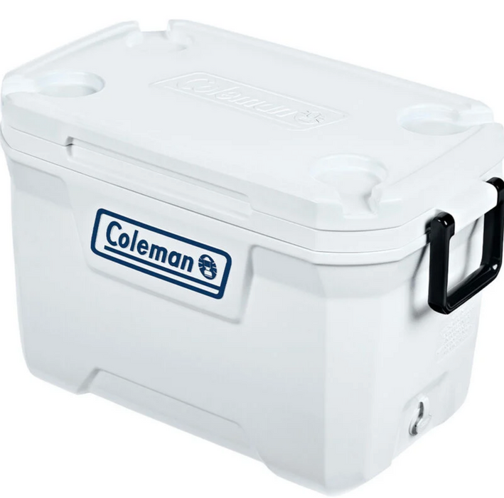 Coleman 316 Series 52-Quart Hard Ice Chest Cooler, White Marine, 1 pc