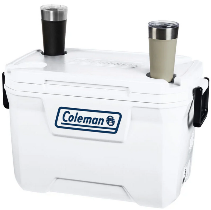 Coleman 316 Series 52-Quart Hard Ice Chest Cooler, White Marine, 1 pc