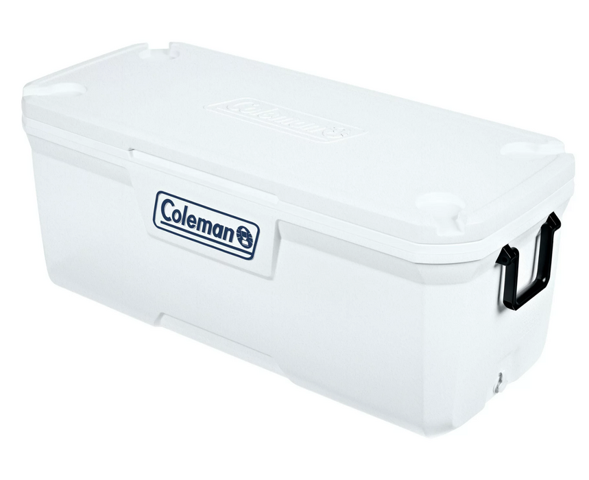 Coleman 316 Series 150-Quart Hard Ice Chest Cooler, White Marine, 1 pc