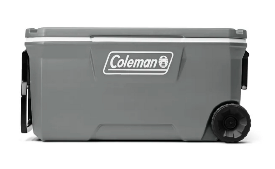 Coleman 316 Series 100-Quart Wheeled Cooler, Grey, 1 pc