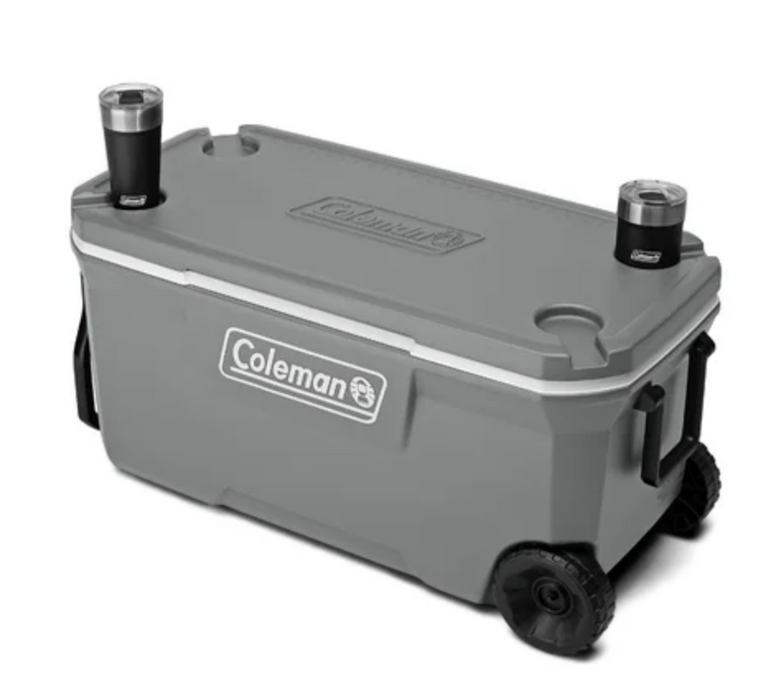 Coleman 316 Series 100-Quart Wheeled Cooler, Grey, 1 pc