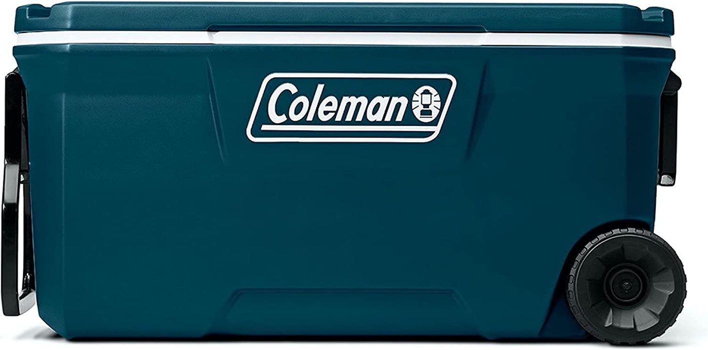 Coleman 316 Series 100-Quart Wheeled Cooler, Space Blue, 1 pc
