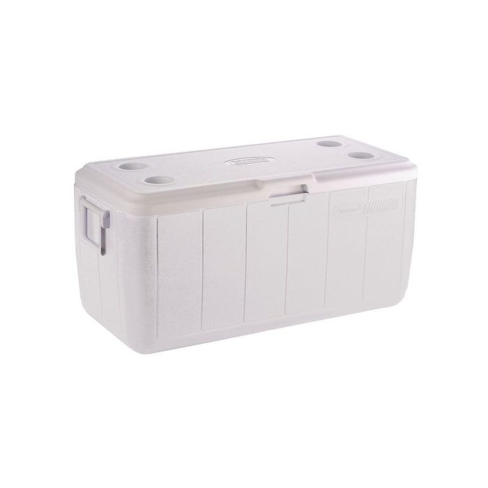 Coleman 100 Quart Marine Cooler, White, 