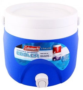 Colemand 2 Gallon Stacker Jug Beverage Cooler, Blue, 