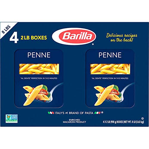 Barilla Penne Pasta, 4-Pack, 4 x 2 lbs