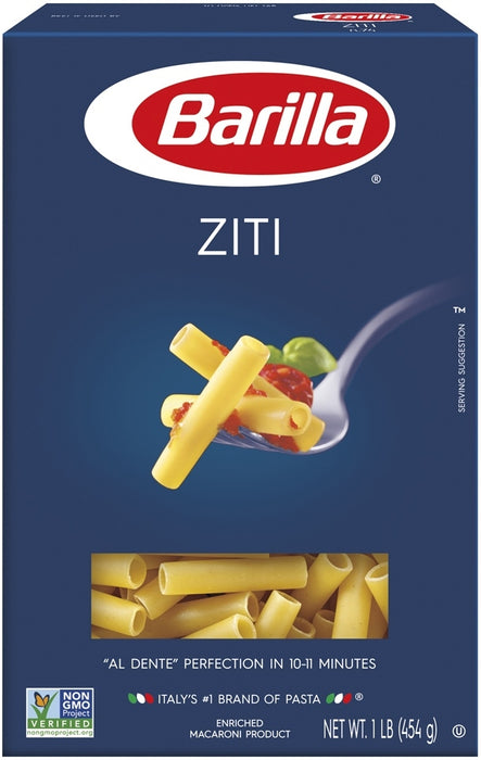 Barilla Ziti Pasta, 1 lb