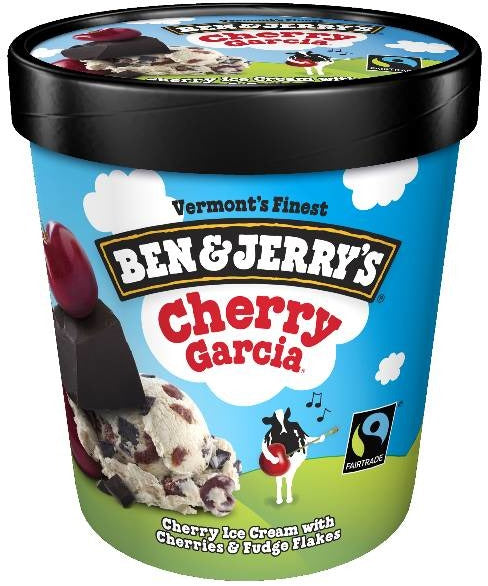 Ben & Jerry's Ice Cream, Cherry Garcia, 473 ml — Goisco.com