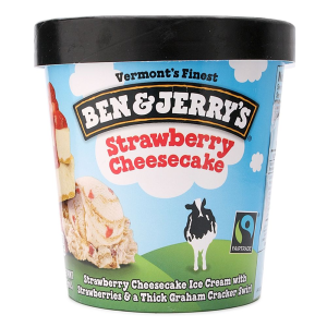 Ben & Jerry's Ice Cream, Strawberry Cheesecake, 473 ml — Goisco.com