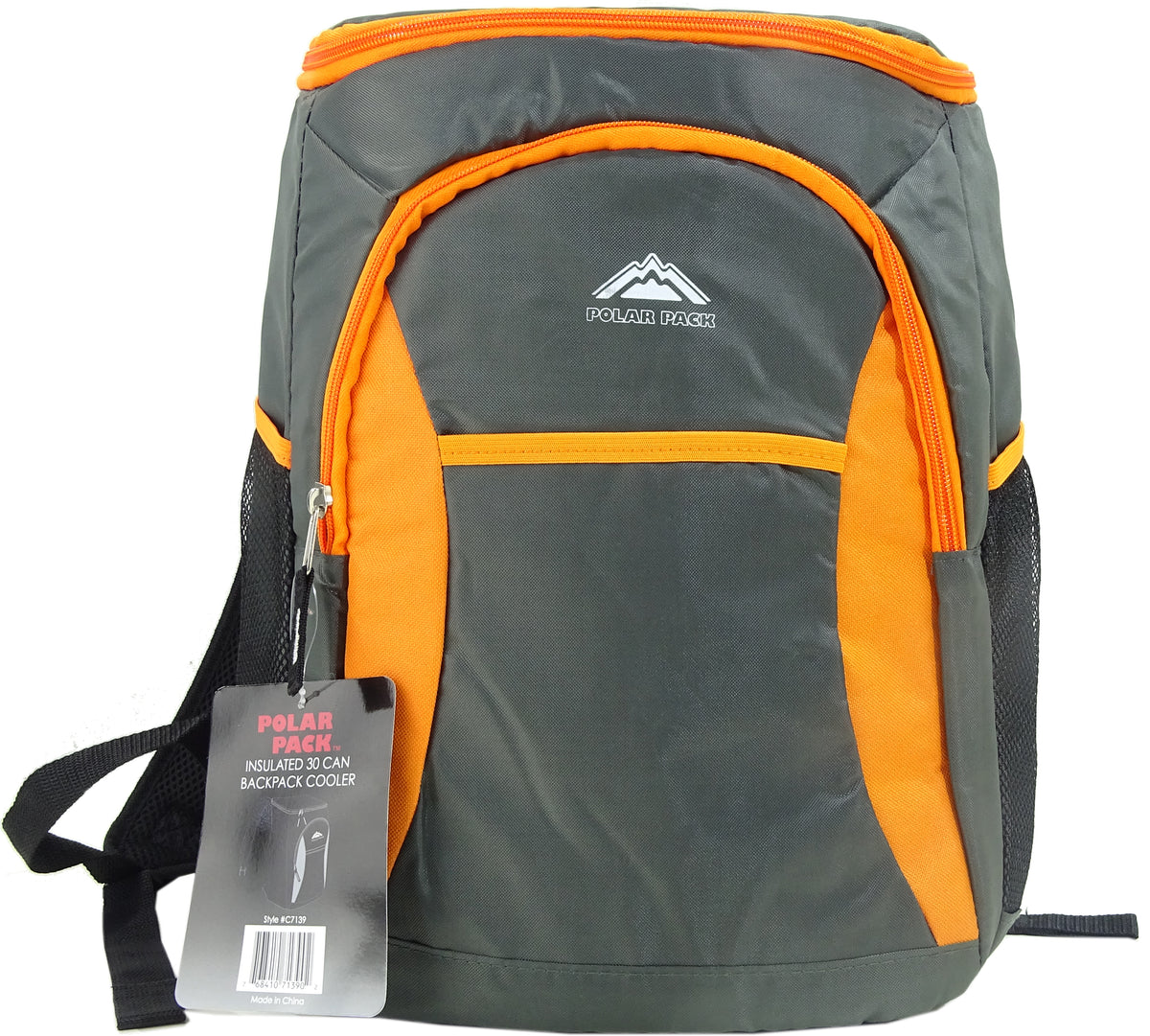 Polar Pack Insulated Cooler Back Pack, Assorted Colors, 30 cans