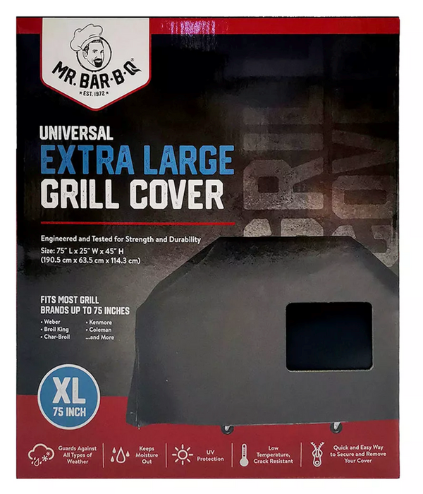 Mr. Bar-B-Q Universal Extra Large Grill Cover, 75-Inch , 1 pc