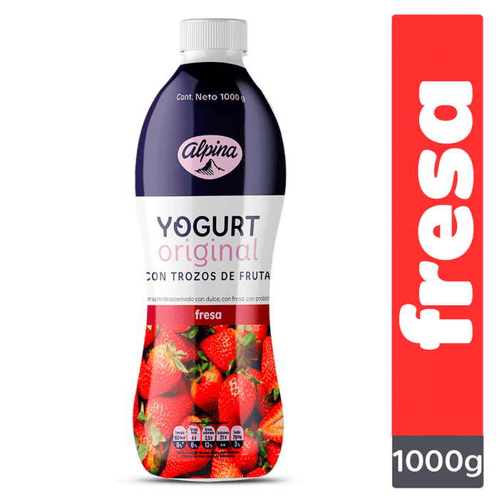 Alpina Strawberry Yogurt Drink , 1000 gr