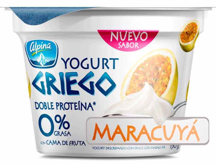 Alpina Greek Yogurt Passion Fruit Flavor , 150 gr