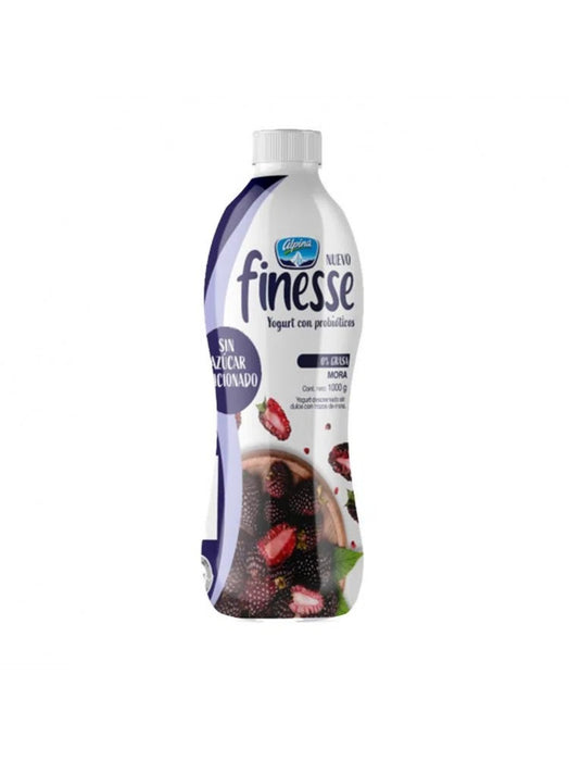 Alpina Finesse Probiotic Yogurt, Blackberry Flavored , 1000 gr