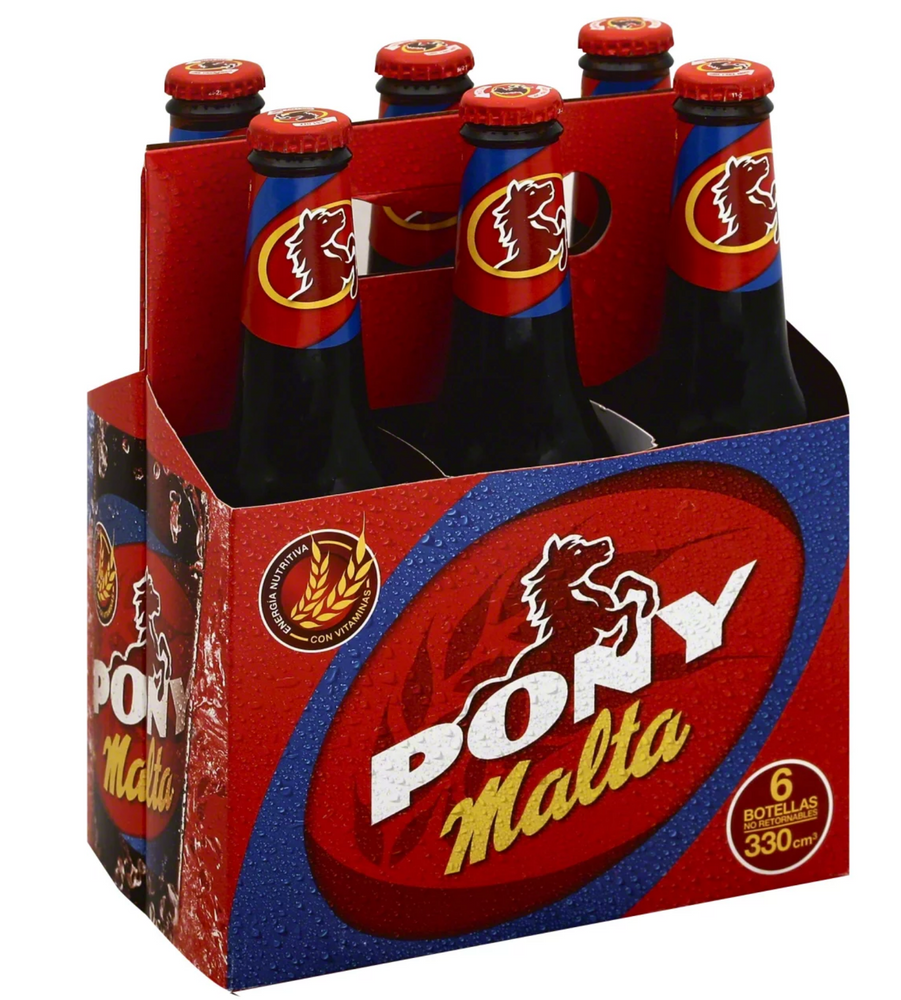 Pony Malta Soft Drink, 6-Pack , 6 x 300 ml