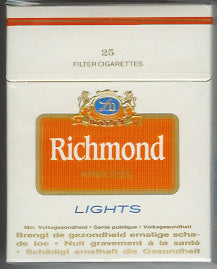Richmond Light Cigarettes, 10-pack (slof)