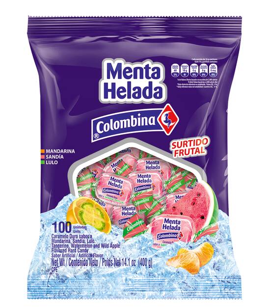 Colombina Fruity Iced Mints Candy , 100 ct