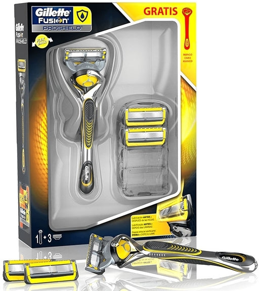 Gillette Fusion Proshield Razor Set , 1 + 3 ct