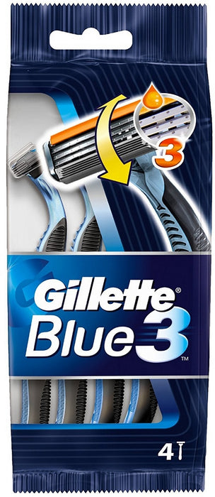 Gilette Blue 3 Razor Blades Value Pack, 5 ct