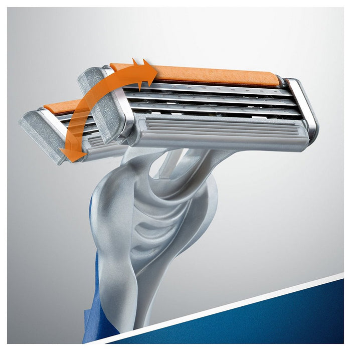 Gilette Blue 3 Razor Blades Value Pack, 5 ct